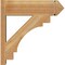 Ekena Millwork Merced Rough Sawn Arts and Crafts Outlooker, Western Red Cedar, 8"W x 26"D x 26"H OUT08X26X26MRC03RWR - alternate 4